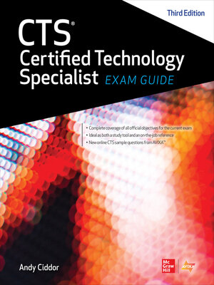 cover image of CTS Certified Technology Specialist Exam Guide